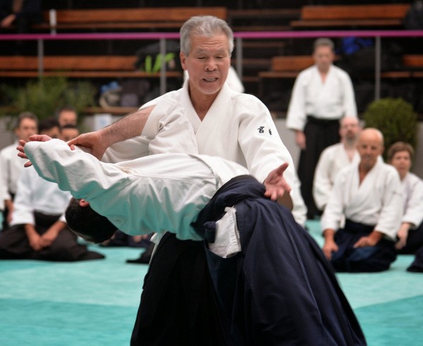 Photos du Stage International d'Aïkido dirigé par Tsuruzo MIYAMOTO Shihan en 2014