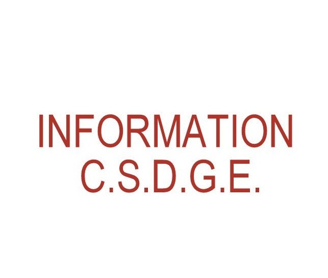 CSDGE - Réunion du 4 septembre 2018 – RD